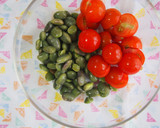 ひんやり！枝豆とプチトマトの白だし浸し♪作り方1写真