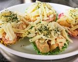 お弁当のおかずに♬じゃが明太マヨチーズ焼作り方6写真