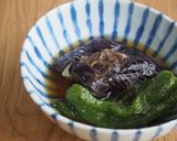 基本の茄子と万願寺唐辛子の揚げ浸し♪作り方8写真
