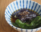 基本の茄子と万願寺唐辛子の揚げ浸し♪作り方8写真