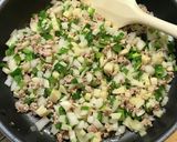 チンジャオミートソースパスタ作り方3写真