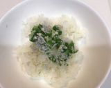 離乳食　つかみ食べ　崩れにくいおやき作り方2写真