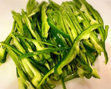 ピーマンとしらすの麺つゆ炒め♪作り方4写真