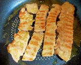 生モッツァレラと豚肉とアスパラのソテー作り方3写真
