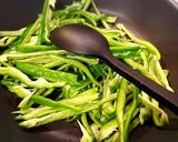 ピーマンとしらすの麺つゆ炒め♪作り方5写真