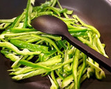 ピーマンとしらすの麺つゆ炒め♪作り方5写真
