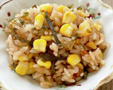 ☆とうもろこしと塩昆布の炊き込みご飯☆作り方6写真