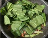 簡単！牛こま肉と小松菜の花椒辣醤炒め♬作り方5写真