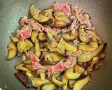 焼肉のタレで茄子と牛肉の素麺チャンプルー作り方3写真