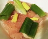 ◆レンジ調理♡しっとり鶏むね肉の蒸し鶏◆作り方2写真