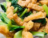 レンジで2分「小松菜おあげの炊いたん」♡作り方5写真