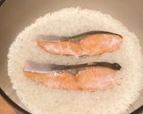 骨なし鮭の切身で☆鮭バター炊き込みごはん作り方6写真