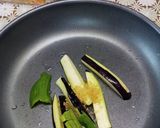 茄子とピーマンの大葉味噌炒め⭐︎油なし作り方5写真
