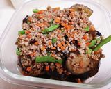 給食の夏野菜のそぼろ煮作り方4写真