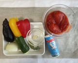 簡単｜ラタトゥイユ｜塩で味を整える作り方1写真