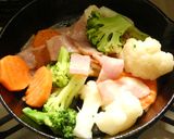 洋風野菜ミックスでオープンオムレツ作り方4写真