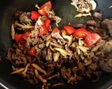 牛しょうが焼きトマト丼作り方3写真