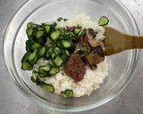 さんま蒲焼缶で☆さっぱりまぜご飯作り方5写真