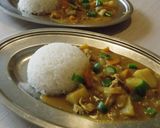 シンプルで懐かしい幸せの黄色いカレー作り方12写真