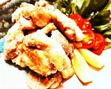 簡単　揚げない塩唐揚げ作り方3写真