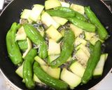 ししとうズッキーニちりめんじゃこ甘辛炒め作り方4写真