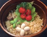 文月14　チキンフィレ弁当作り方1写真