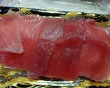ごま油風味の漬けマグロ♪作り方1写真