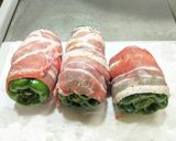 丸ごとピーマンの肉巻き作り方2写真