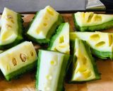夏バテ解消！【圧力鍋】ゴーヤと豚肉のお粥作り方1写真