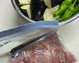 茄子とししとうと鶏肉のさっぱり漬け作り方2写真
