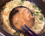 オクラと卵のとろとろ味噌汁作り方7写真