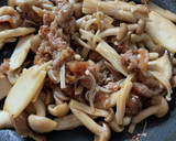 きのこと牛肉のオイスターソース炒め作り方10写真