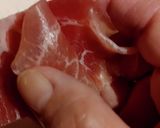 生ハムはキッチンバサミ使って作り方2写真