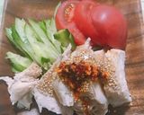 しっとり出来る蒸し鶏作り方8写真