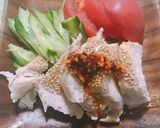 しっとり出来る蒸し鶏作り方9写真