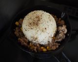 熱々鉄板牛めし作り方2写真