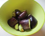 レンジで簡単☆さっぱり茄子の甘酢あん♬作り方2写真