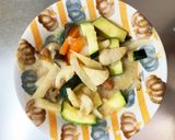 根菜チクワ味噌炒煮味スペイン風味オムレツ作り方16写真