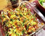 ナス×豚肉の味噌マヨチーズ焼き作り方8写真
