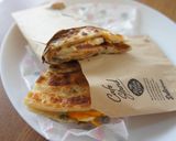 葱抓餅で＊屋台風ワンハンドサンド作り方10写真