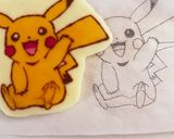 誕生日に☆チョコプレート　ポケモン作り方10写真