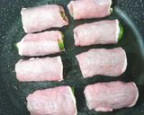 【簡単】満足☆ピーマンのチーズ肉巻き作り方6写真