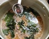 お誕生日に！牛肉入りわかめスープ作り方5写真