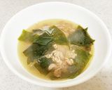お誕生日に！牛肉入りわかめスープ作り方6写真