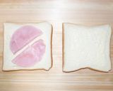 アボカドとハムチーズトマトのホットサンド作り方2写真