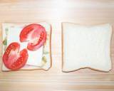 アボカドとハムチーズトマトのホットサンド作り方4写真