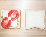 アボカドとハムチーズトマトのホットサンド作り方4写真