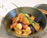 業務スー和風野菜ミックスと鶏肉の黒酢あん作り方9写真