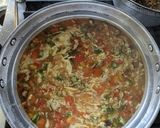 夏野菜のサンラータンスープかんずり風味作り方5写真