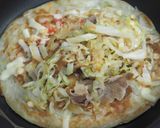 簡単♪お好み焼き風薄焼き餅作り方5写真